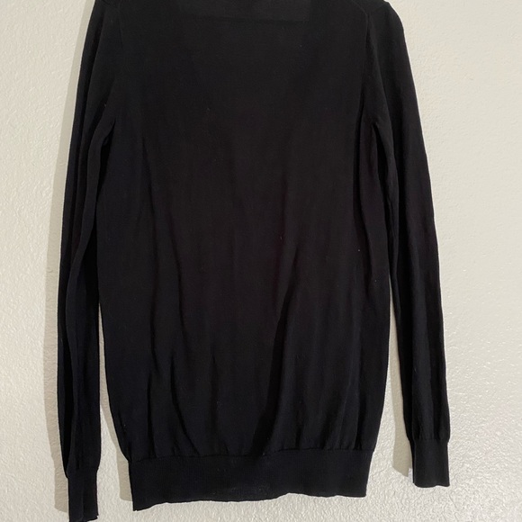 J. CREW Black Button Down Cardigan - Picture 3 of 3